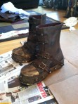 Boots With Full Paint and Distress
